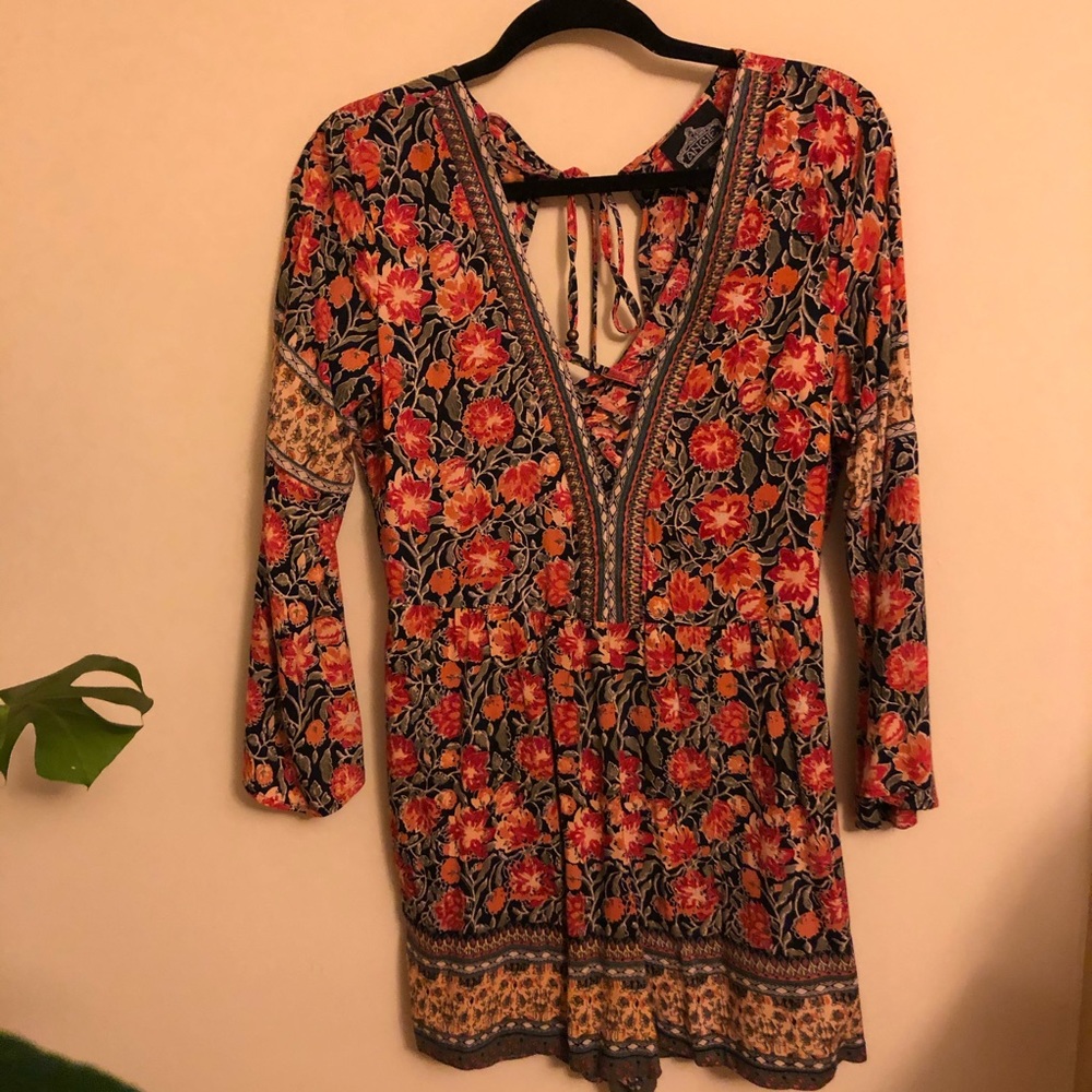 Jumpsuit with front detail and pockets